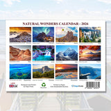 Calendar Featuring Natural Landmarks 2026