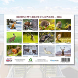 British Birds and Wildlife Calendar 2026 A3