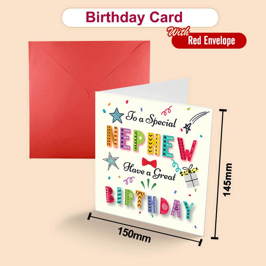 Colorful Text Birthday Greeting Card