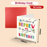Colorful Text Birthday Greeting Card