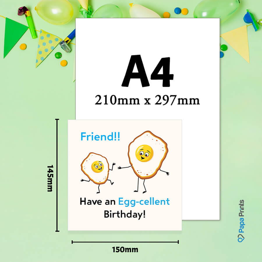 An Egg-Cellent Day for Celebrations Greeting Card