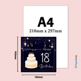 18th Birthday Greeting Card With Envelopes