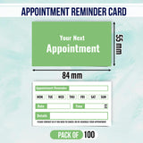 Stay On Track with Our Custom Appointment Reminder Cards