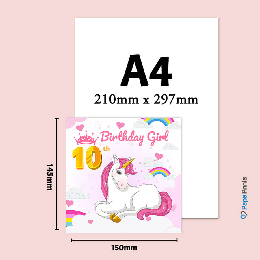 Magical Milestones: Unicorn Age-Wise Birthday Cards (Ages 1-15)