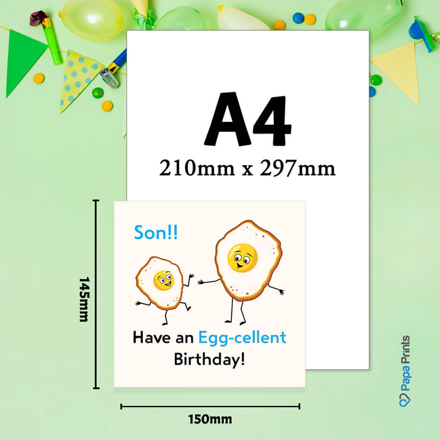 An Egg-Cellent Day for Celebrations Greeting Card