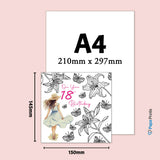 Elegant Birthday Card For 18-Year-Old Girl
