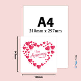 Wedding anniversary card for husband