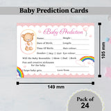 Teddy Bear Baby Prediction Cards - Set of 24