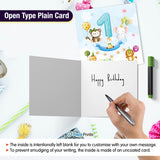 Animal Theme 1st Birthday Card For Boy And Girl