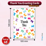 Folded Thank You Cards