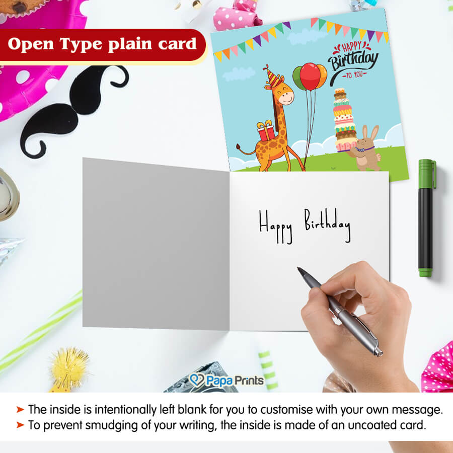 Cute And Colorful Kids Birthday Cards
