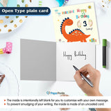 Dino-mite Birthday Wishes Age Greeting Card