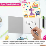 Vibrant Vehicle Birthday Cards for Kids (Ages 1-15)