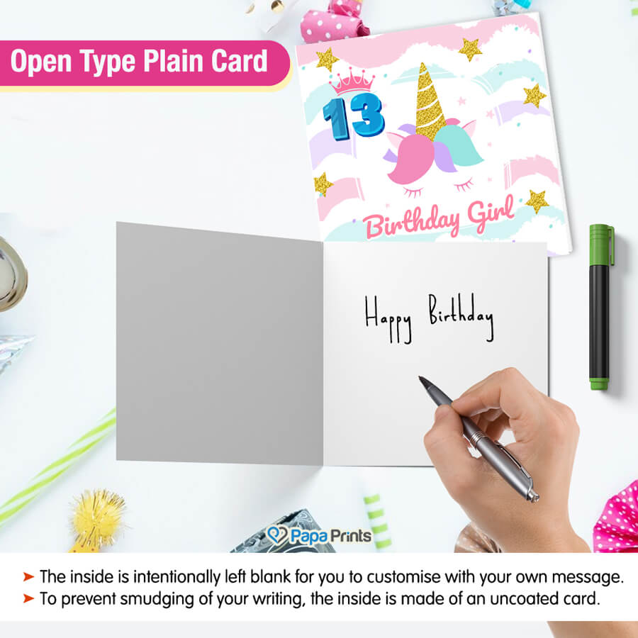Magical Milestones: Unicorn Age-Wise Birthday Cards (Ages 1-15)