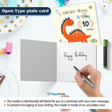 Dino-mite Birthday Wishes Age Greeting Card