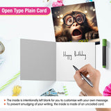 Playful Monkey Birthday Greeting Card