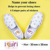 Vinyl shoe name label