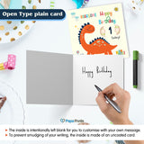 Dino-mite Birthday Wishes Age Greeting Card