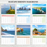 Ocean View 2026 Wall Calendar