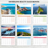 12-Month Seascape Calendar 2026