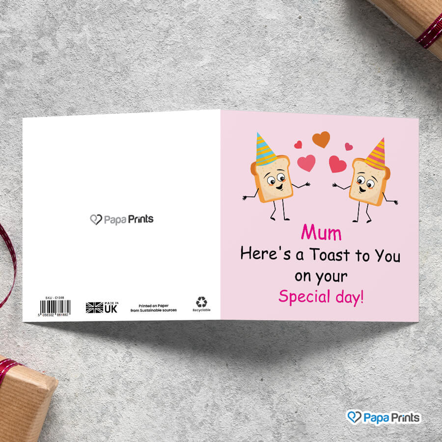 Humorous Toast Greeting Cards