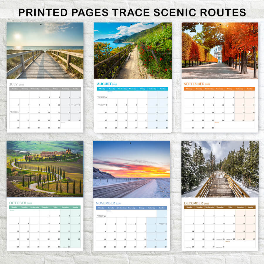 2026 wall calendar UK