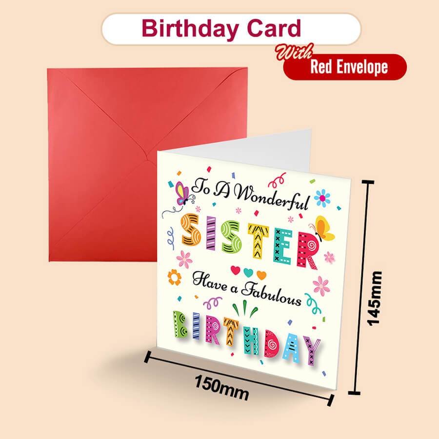 Colorful Text Birthday Greeting Card