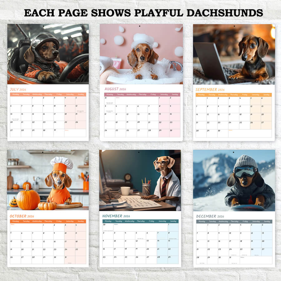 dog 2026 calendar