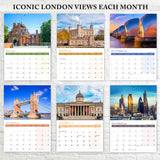 UK City Calendar 2026 London Views