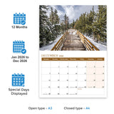 Pathway wall calendar
