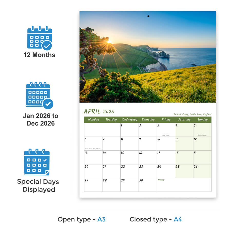 2026 calendar