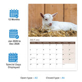Baby Goats Calendar 2026 – A3
