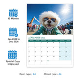 12-Month Dog Selfie Calendar UK