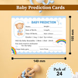 Teddy Bear Baby Prediction Cards - Set of 24