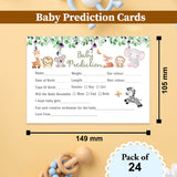Safari Animals Baby Prediction Card