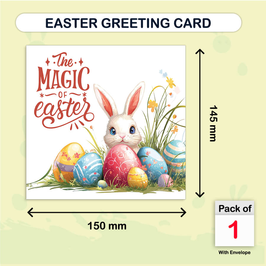 cute easter bunny cards with envelope