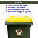 Customized Home Design Bin Numbers