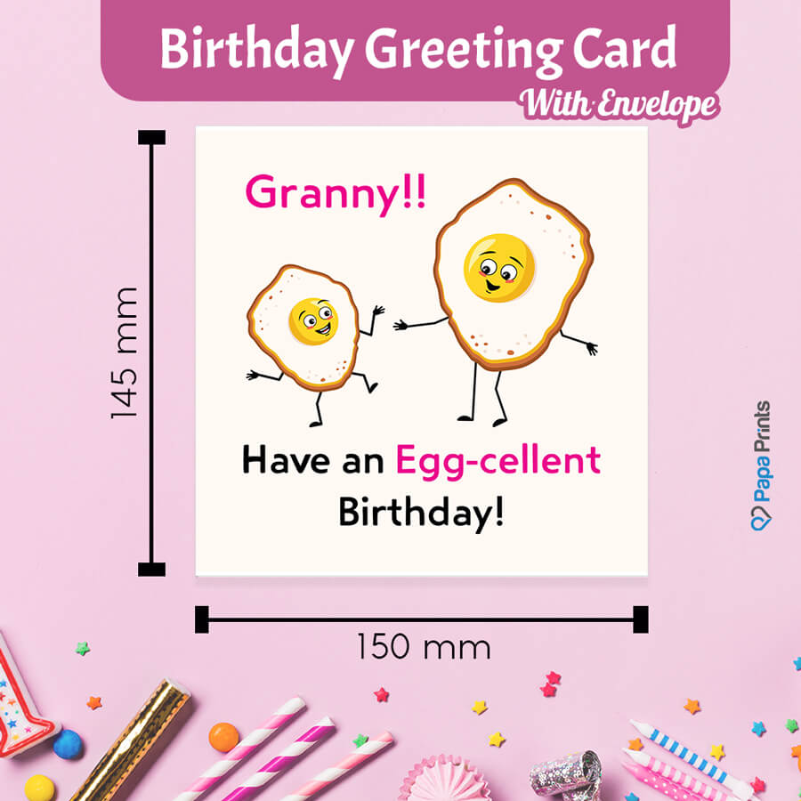 An Egg-Cellent Day for Celebrations Greeting Card