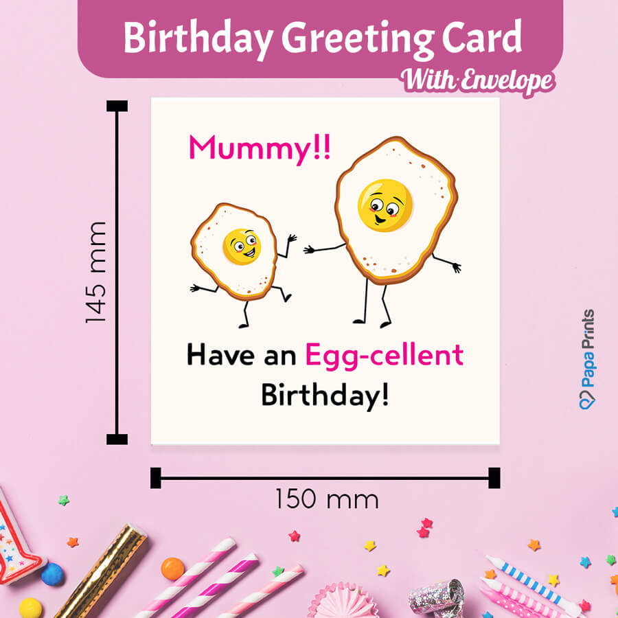 An Egg-Cellent Day for Celebrations Greeting Card