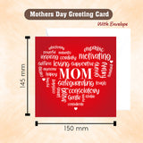 Mother’s Day greeting card with envelope