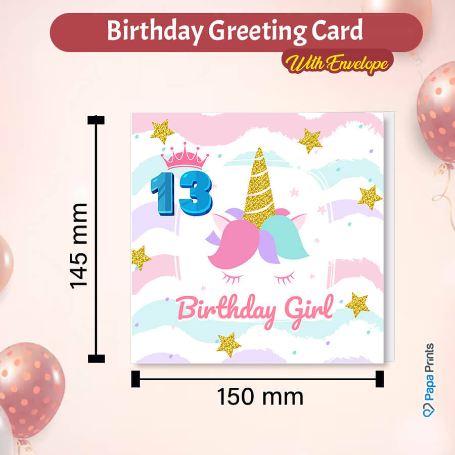 Magical Milestones: Unicorn Age-Wise Birthday Cards (Ages 1-15)