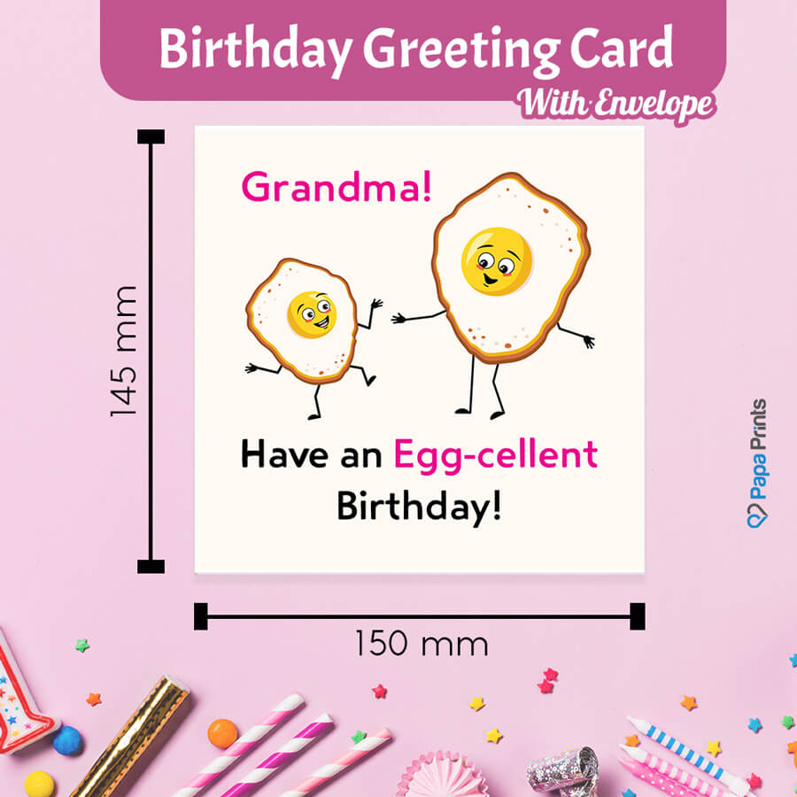 An Egg-Cellent Day for Celebrations Greeting Card