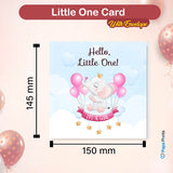 Welcoming Baby Card - Unisex Design for Boys and Girls