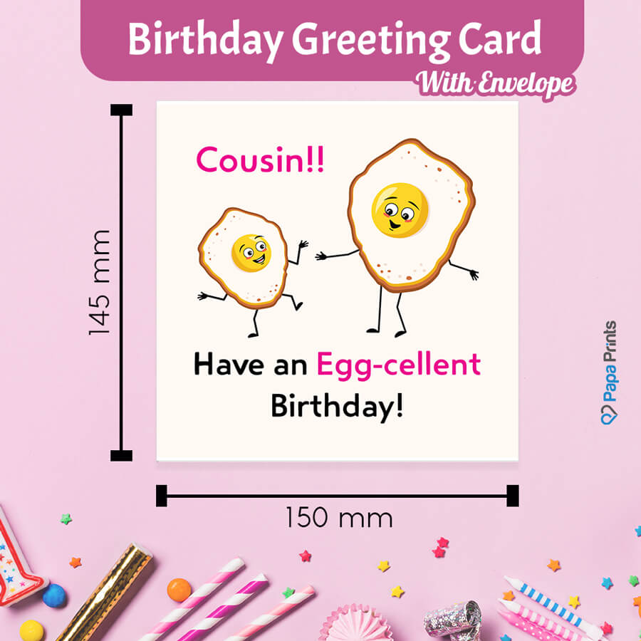An Egg-Cellent Day for Celebrations Greeting Card