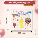 Vibrant Vehicle Birthday Cards for Kids (Ages 1-15)