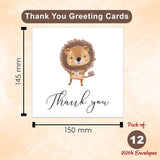 Animal-Themed Thank You Cards