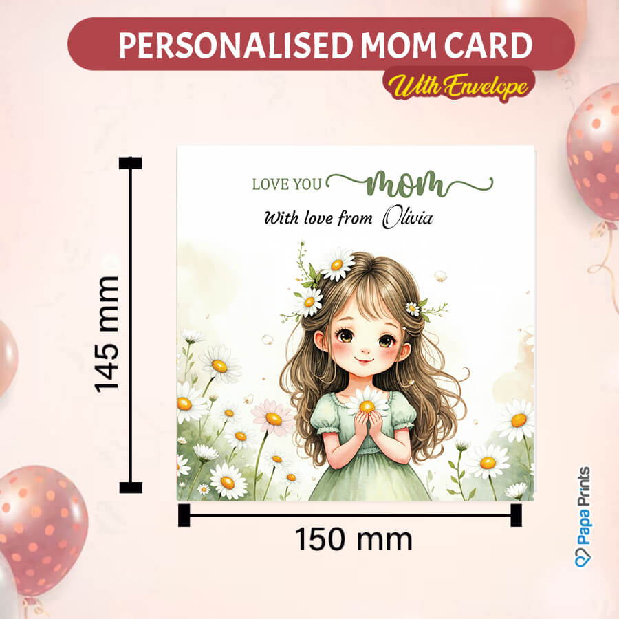 Custom Birthday Card for Mom