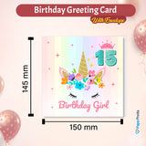 Magical Milestones: Unicorn Age-Wise Birthday Cards (Ages 1-15)