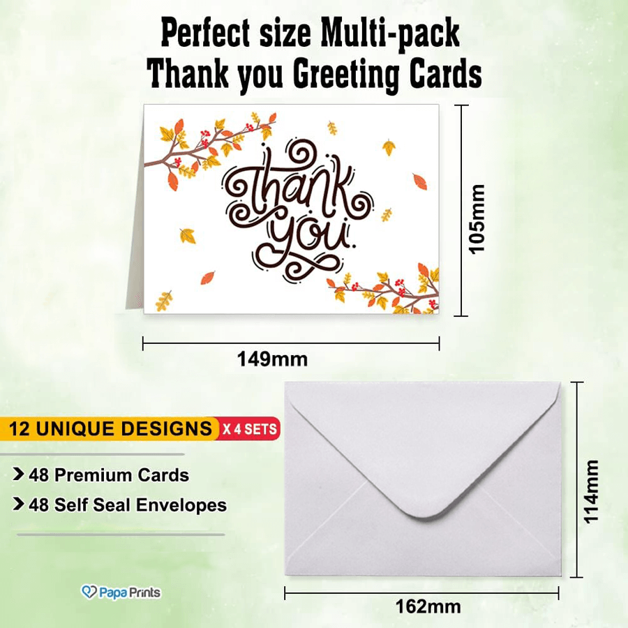 Simplicity in Gratitude: Minimalist Thank You Card Collection