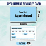 Stay On Track with Our Custom Appointment Reminder Cards
